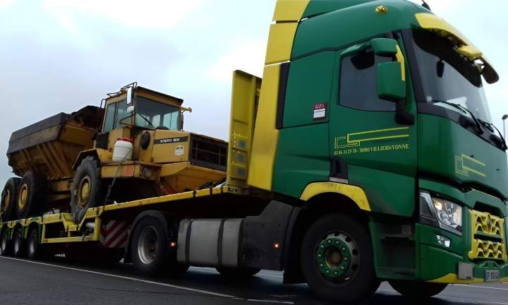 Transport engin de chantier Auxerre