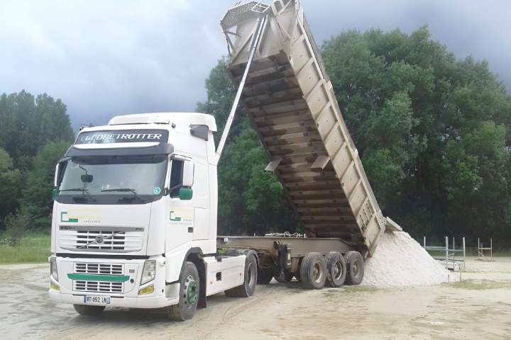 Livraison de matériau de construction Auxerre